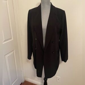 H & M Black Blazer . Size Small